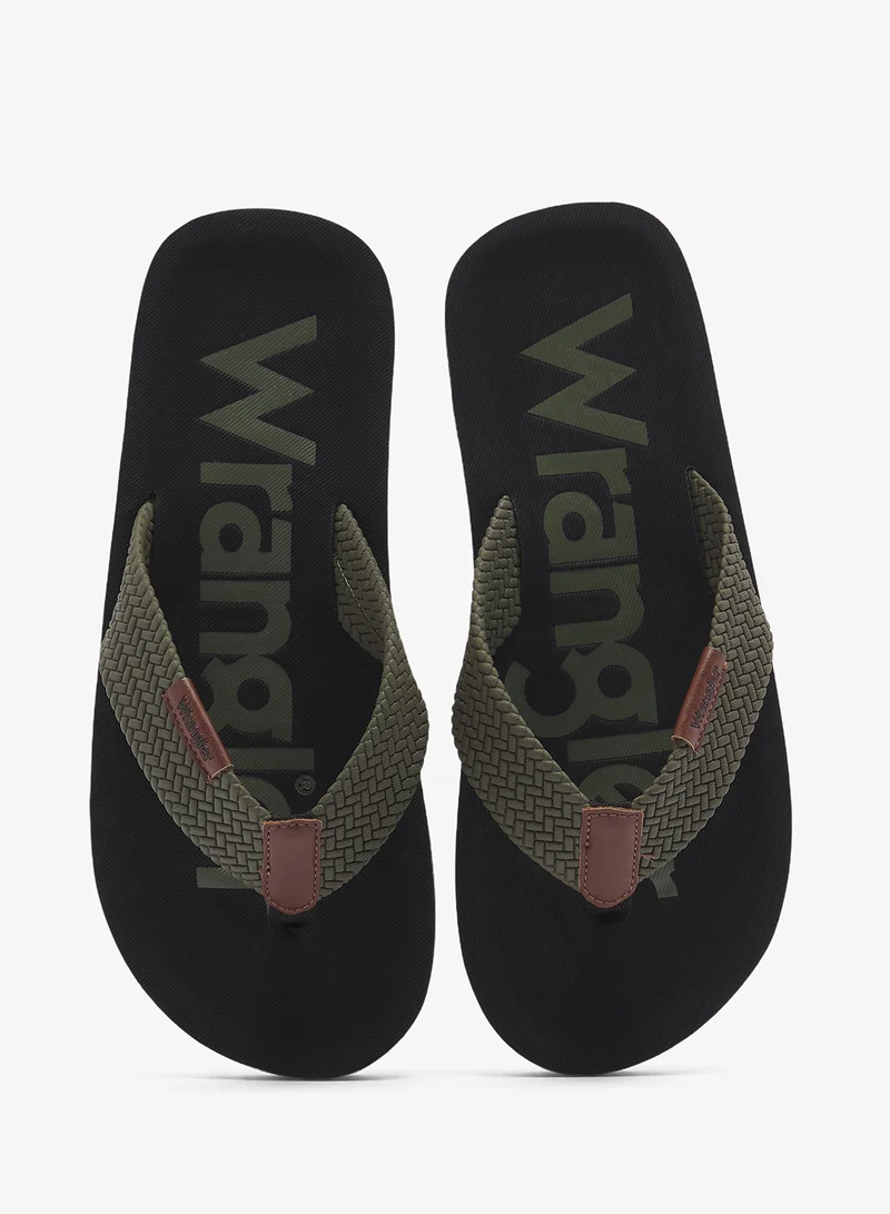 Wrangler DARK OLIVE/ BLACK Zane Low Top Flipflops for Men | Best Price UAE